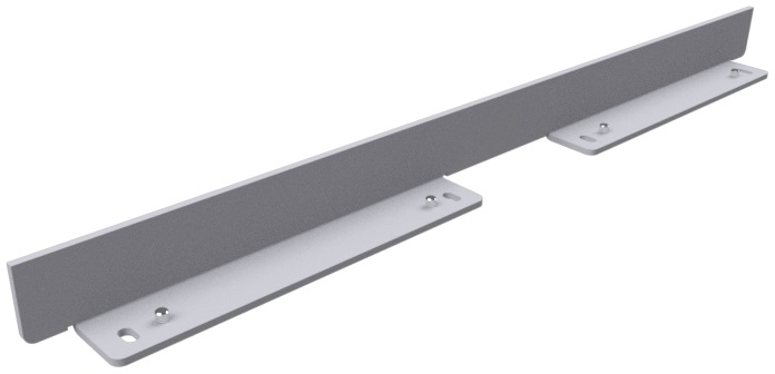 Produktbild UBK 401 229  -  Endstückkappe für Deckelzuschnitt zu Unterflur-Bodenkanal UBK 400, für 22mm Vertiefung